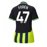 Manchester City Phil Foden #47 Fußballbekleidung Auswärtstrikot Damen 2024-25 Kurzarm